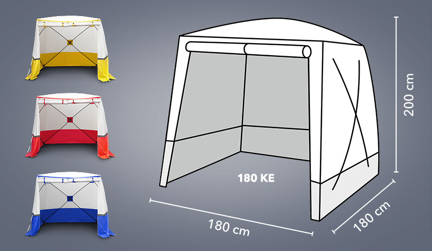 180 KE : les dimensions