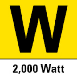 2.000 Watt krachtige heteluchtblower