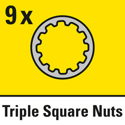 9 Zwölfkant Nüsse "Steckschlüssel" 4 mm – 12 mm enthalten