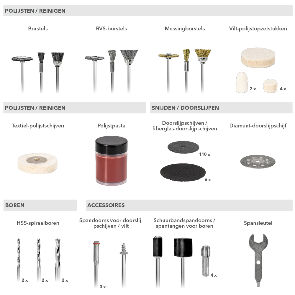 Accessoire 2 voor multifunctionele gereedschappen