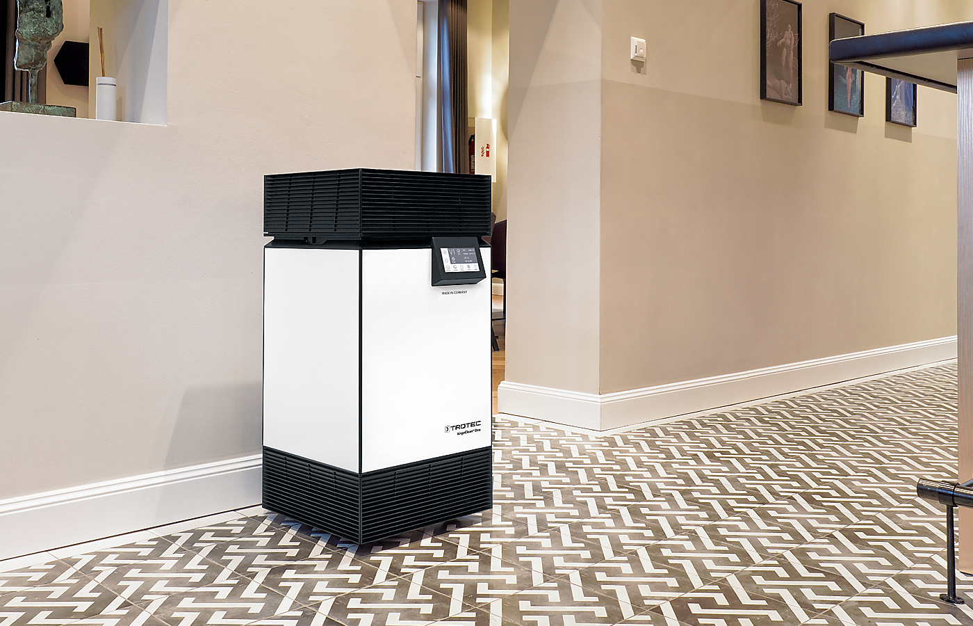 AirgoClean® One luchtreinigers met een hoge capaciteit voor kleinere verblijfsruimten