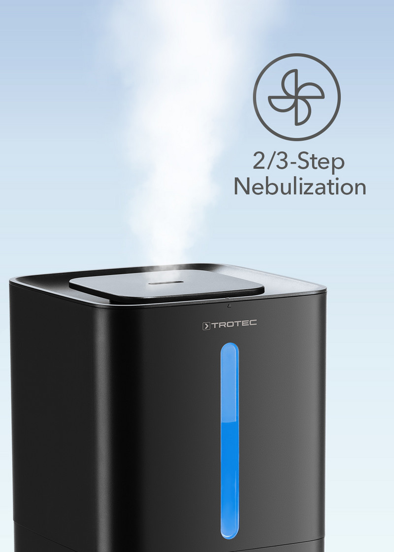 B 4 E : l’intensité de nébulisation