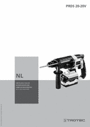 Bedieningshandleiding accu-boorhamer PRDS 20-20V (NL)