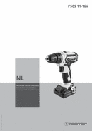 Bedieningshandleiding accuschroef- / boormachine PSCS 11-16V (NL)