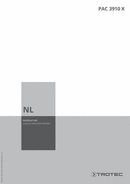 Bedieningshandleiding airconditioner PAC 3910 X (NL)
