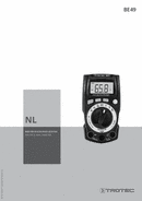 Bedieningshandleiding digitale multimeter BE49 (NL)