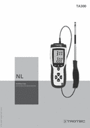 Bedieningshandleiding hittedraadanemometer TA300 (NL)