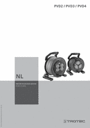 Bedieningshandleiding Kabelhaspel PVD2 / PVD3 / PVD4 (NL)