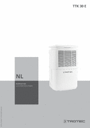 Bedieningshandleiding luchtontvochtiger TTK 30 E (NL)