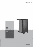 Bedieningshandleiding luchtreiniger met een hoge capaciteit TAC ECO II (ES