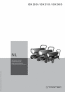Bedieningshandleiding olieverwarmingsapparaat IDX 20 D / IDX 31 D / IDX 50 D (NL)