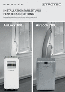 Bedieningshandleiding raamafdichting AirLock 100 / AirLock 200 (INT)