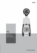 Bedieningshandleiding schoepenwiel-anemometer BA06 (NL)