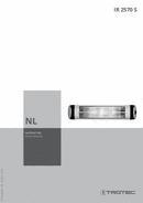 Bedieningshandleiding straalkachel IR 2570 S (NL)