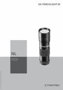 Bedieningshandleiding UV-Torchlight 6F (NL)