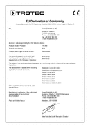 Conformiteitsverklaring bouwdroger TTK 800 (INT)