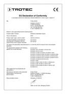Conformiteitsverklaring condensdroger DH 25 S / DH 65 S (INT)