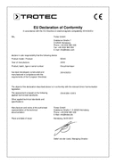 Conformiteitsverklaring kruislijnlaser BD5A (INT)