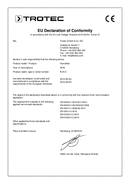 Conformiteitsverklaring luchtbevochtiger B 25 E (INT)