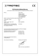 Conformiteitsverklaring spanningstester BE 15 (INT)