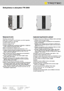 Datenblatt Adsorptionsluftentfeuchter TTR 2800 (FR)