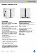 Datenblatt Adsorptionsluftentfeuchter TTR 8200 (FR)