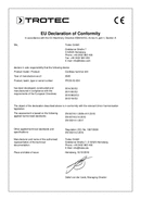 Déclaration de conformité marteau perforateur sans fil PRDS 20-20V (INT)