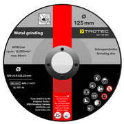 Disque de dégrossissage pour métaux AD 125 MG