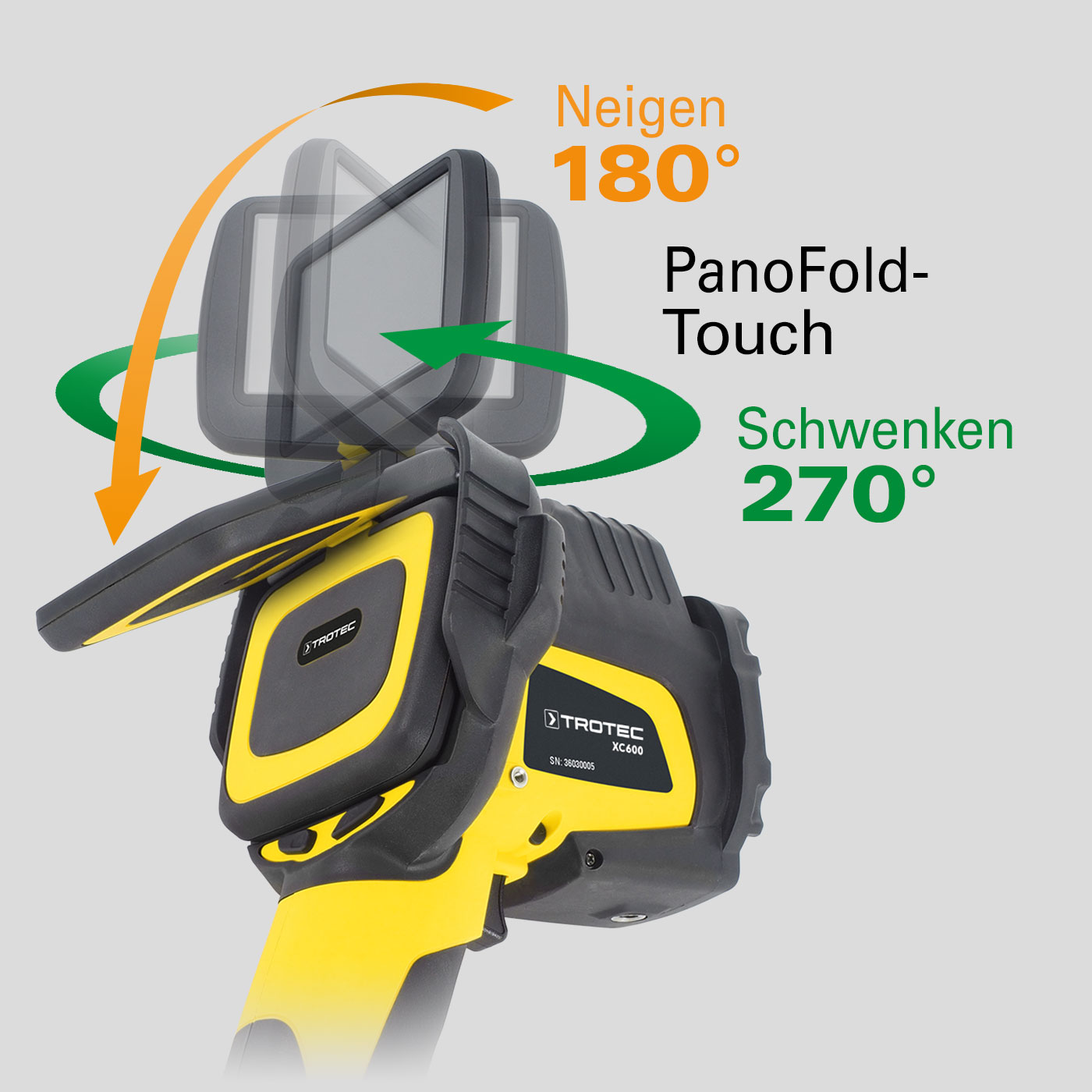 Einzigartiges PanoFold-Touchdisplay