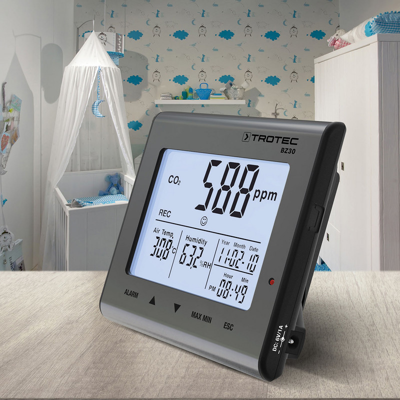 Enregistreur de données de qualité de l'air CO2 BZ30