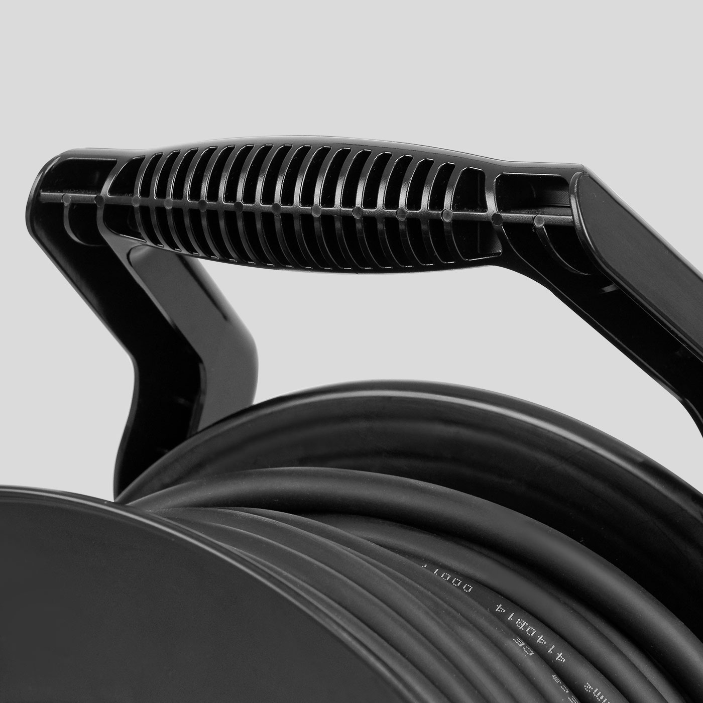 Ergonomisch gevormde draaggreep