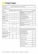 ErP Tabel verwarmingsblower TFC 21 E (INT)