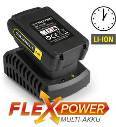 Flexpower – das innovative Multiakku-System von Trotec