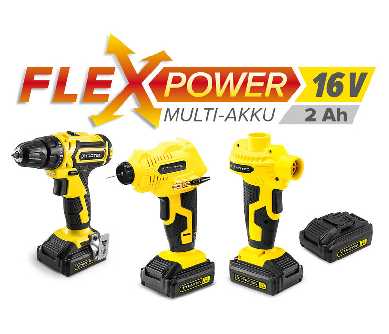 Flexpower-multiaccu, 16 V, 2,0 Ah