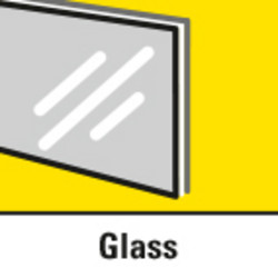 Geschikt voor glas