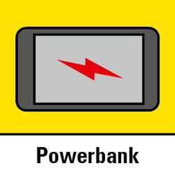 Integrierte Powerbank