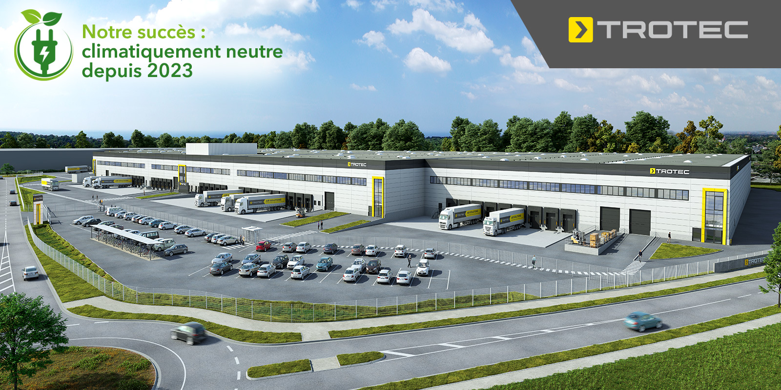 Le nouveau Centre de Logistique et de Production Trotec