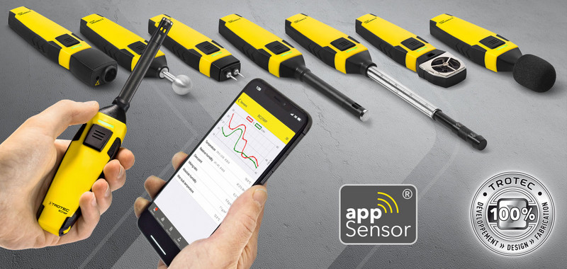 Les capteurs appSensor-Trotec