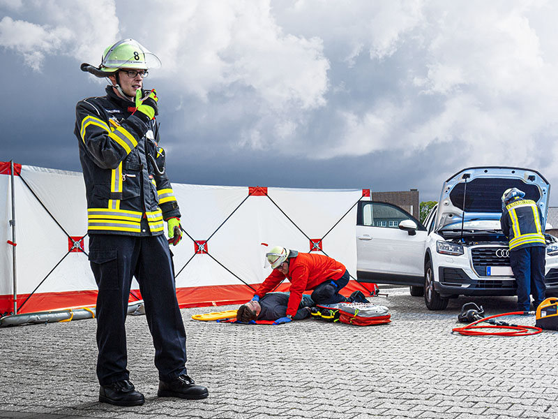 Les tentes et les écrans brise-vue pour accident pour le secourisme professionnel