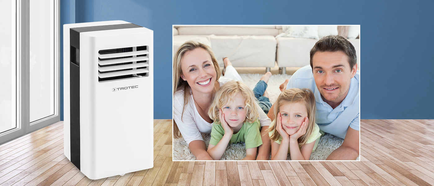 Lokale airconditioner PAC 2300 X – 3-in-1 functie: klimaatbeheersing, verwarming en luchtontvochtiging