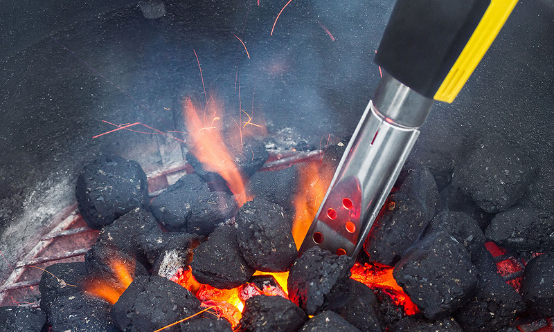 Maakt elke houtskoolbarbecue binnen de kortst mogelijke tijd klaar voor het barbecueën