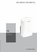 Manuel d'utilisation climatiseur local PAC 3500 SH / PAC 3000 X A+ (FR)