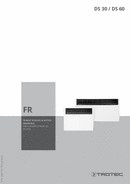 Manuel d'utilisation déshumidificateur de piscine DS 30 / DS 60 (FR)