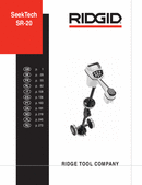 Manuel d'utilisation détecteur de conduites SR-20 (INT)