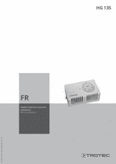 Manuel d'utilisation hygrostat d’ambiance HG 135 (FR)