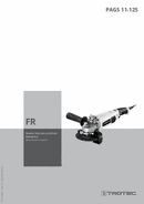 Manuel d'utilisation Meuleuse d’angle PAGS 11-125 (FR)