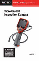 Manuel d'utilisation micro CA-300 (EN, FR, ES)