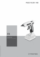 Manuel d'utilisation pistolet à colle sans fil PGGS 10-20V  NB (FR)