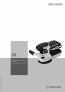 Manuel d'utilisation ponceuse excentrique sans fil PESS 10-20V (FR)