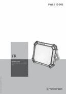 Manuel d'utilisation projecteur de chantier à LED PWLS 10-50S (FR)